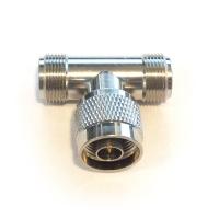 Переходник N-male - 2x N-female тройник